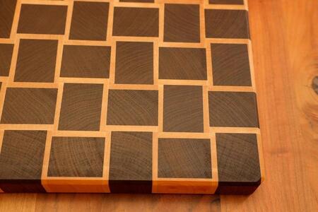 エンドグレインカッティングボード <Kuzushiウォルナット type01>【削りなおし無料】