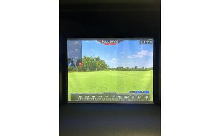 ふるさと納税返礼品限定　シミュレーションゴルフ　FULLSWING　体験チケット