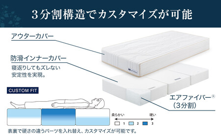 エアウィーヴ ベッドマットレスS4.0p セミダブル