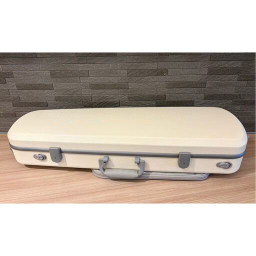 【人気！高評価】ヴァイオリン用ハードケース SUZUKIオリジナル ＜カラー：ミルキーホワイト＞