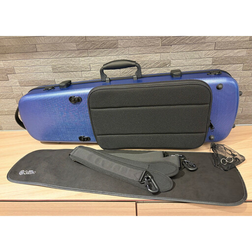 【人気！高評価】ヴァイオリン用ハードケース SUZUKIオリジナル ＜カラー：ロイヤルブルー＞
