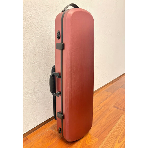 【人気！高評価】ヴァイオリン用ハードケース SUZUKIオリジナル ＜カラー：ワインレッド＞