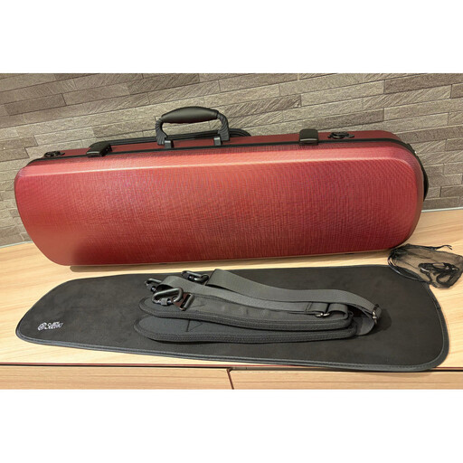【人気！高評価】ヴァイオリン用ハードケース SUZUKIオリジナル ＜カラー：ワインレッド＞