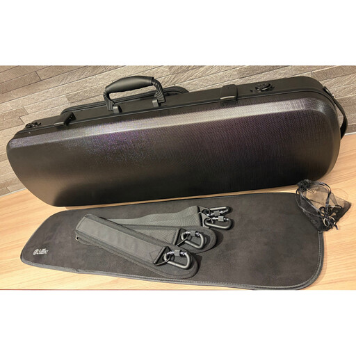 【人気！高評価】ヴァイオリン用ハードケース SUZUKIオリジナル ＜カラー：ラグジュアリーブラック＞