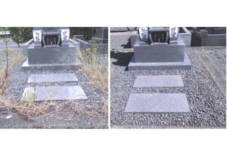 【大府市シルバー人材センター】まごころ墓地清掃 7,000円