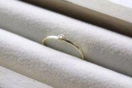 【セットで楽しむ】誕生石リング＆ねじねじリング（K10）