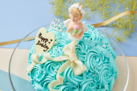 【Le Lis】シンデレラ♪とびっきり可愛い芸術デコレーションケーキ5号（4～6名様分）！もちろん美味しさにも自信！【冷凍でお届け・冷蔵解凍】 // デコレーションケーキ 芸術ケーキ