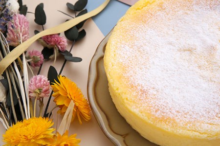 【Le Lis】ふわとろチーズケーキ // デコレーションケーキ 芸術ケーキ