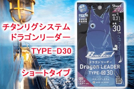チタンリグシステム ドラゴンリーダー　TYPE-D30【ショートタイプ】＜吉見製作所＞ // 釣り 釣り道具 釣りセット