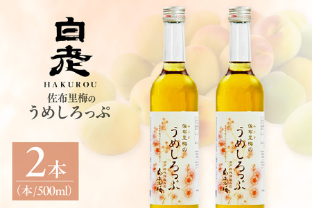 【数量限定】白老梅 佐布里梅のうめしろっぷ2本セット