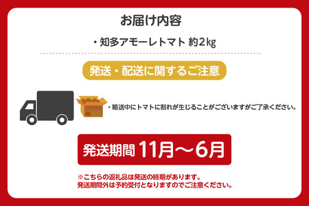 【先行予約】【11月中旬から順次発送】有機栽培ミニトマト　知多アモーレトマト　約2kg  甘い 濃い 旨味 安心 栄養 リコピン 高糖度 フルーツトマト 有機肥料 化学肥料不使用 袋培地栽培 野菜 お取り寄せ 愛知県 知多市 知多半島 特産品