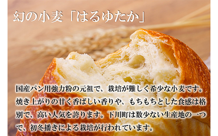 北海道下川町産強力粉はるゆたか100% 25kg バイオ炭施用 カーボン・オフセット付 業務用紙袋 F4G-0219
