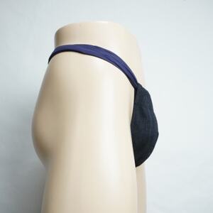 黒猫ふんどし 男性用 2種セット 三河木綿生地【1678473】