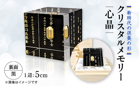 クリスタルメモリー心晶【裏面黒】【1354335】