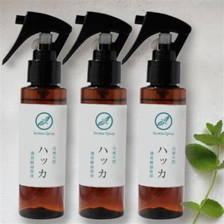 easeアロマスプレー　ハッカ 100ml×3本 清涼感あふれる薄荷の香り　リフレッシュしたい時に【配送不可地域：沖縄県】【1426365】