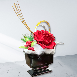 【お正月花】プリザーブドフラワー【ダイヤモンドローズ】(送付型)【0507】