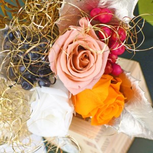 節分福豆 [お花の升とリアル鬼] 手作りキット・親子で作れる動画付き【0494】