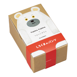 つよいこグラス (S) (M) しろくまのパンツ 各1個 ｜コップ カップ 子供 食器 アデリア 石塚硝子 【0533】