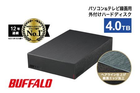 BUFFALO バッファロー 外付け ハードディスク 4TB HDD 外付け ...