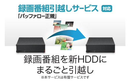 ハードディスク バッファロー 外付け HDD 6TB BUFFALO USB3.2対応 ブラック
