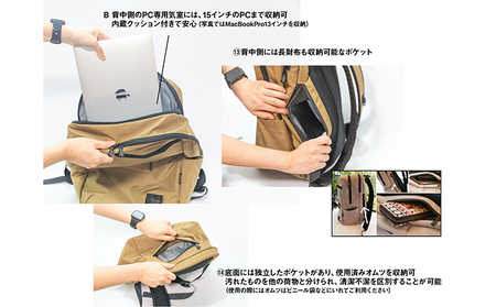 ベビサポバッグ【カーキ】 ファッション リュック 