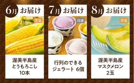 【定期便】どうまい定期便 全10回 A＆Bコース