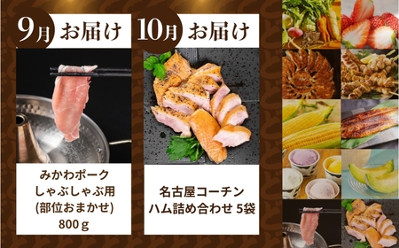 【定期便】どうまい定期便 全10回 A＆Bコース