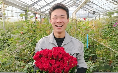 バラ 花束 20本  おまかせ 花 薔薇  生花 愛知県 田原市