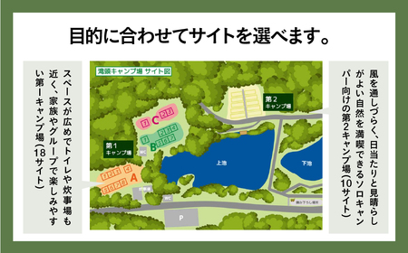 滝頭公園キャンプ場利用券