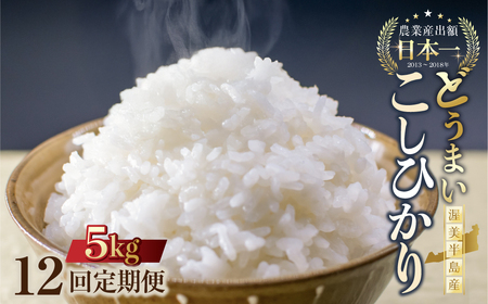 【定期便】《令和8年産 新米》こしひかり 10kg × 12回 定期便 