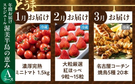 【定期便】どうまい定期便 12回 農産物コース