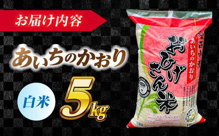 ＼2026年1月発送分／ あいちのかおり 白米 5kg / 脇野コンバイン[AECP001-4]