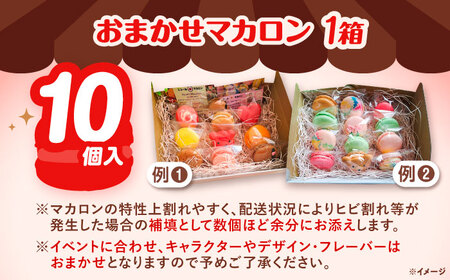 おまかせ マカロン ボックス 10個入 マカロン 焼菓子 スイーツ 愛西市 / ニコールマカロン[AEDA001]