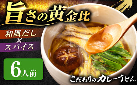 カレーうどん 6人前 うどん【配達不可：離島】[AEAP046] 7,200円