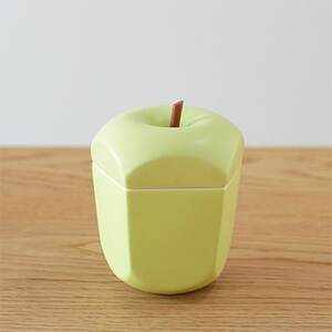 りんごの形のシュガーポット pomme 王林　【ttyokzk ceramic design】_雑貨・日用品  キッチン用品 _【1096309】