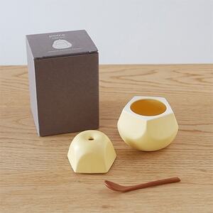 洋梨の形のシュガーポット poire ル・レクチェ　【ttyokzk ceramic design】_雑貨・日用品  キッチン用品 _【1096311】
