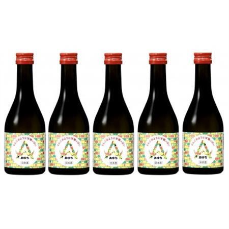 【りんごのように甘酸っぱい日本酒】あゆち300ml 5本セット_酒・アルコール  日本酒 sake サケ_【1606312】