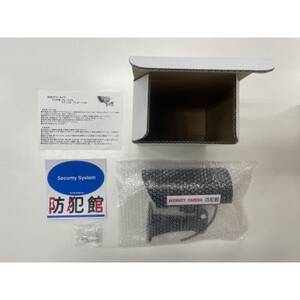 防犯用ダミーカメラ(屋内/屋外使用可能)黒【1588510】