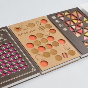 大正・昭和を思わせるレトロデザイン御朱印帳「サルカル」 1冊 愛知県北名古屋市製【1599936】