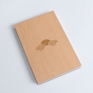 伝統と現代が融合した、美しい和モダンデザインの御朱印帳「青海波」 1冊 愛知県北名古屋市製【1599948】