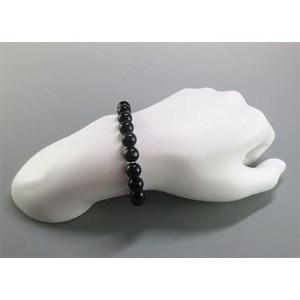 天然石　数珠ブレスレット　青虎目石　(ブルータイガーアイ)　10ミリ【1077551】