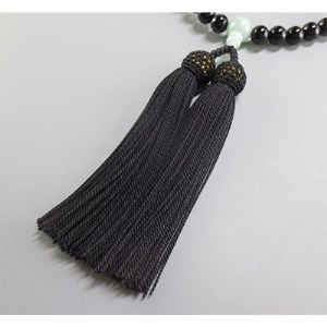 翡翠　念珠　数珠　ヴィンテージ品　約50cm 翡翠念珠数珠ヴィンテージ品約50cm