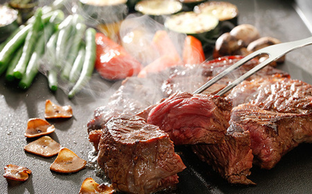 北海道産 黒牛リブロース 1ポンドステーキカット×4枚（約450g/1枚）【こだわりの美深黒牛】 お肉 牛肉