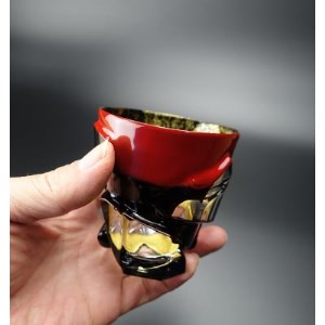 漆とガラス破片が融合した酒器【包-TsuTsuMu-】タンブラー / 和色【1211180】
