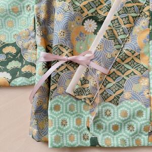 ベビー袴 80 SIZE 雲取り文様×ベージュの袴【1512020】