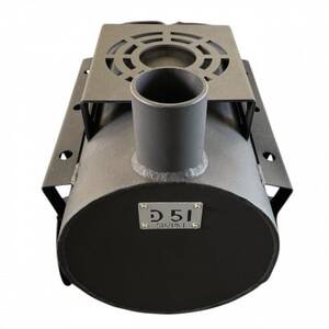 『焼却炉の鈴木工業』　薪ストーブ　D-51ロクマル　色:ブラック【1546752】