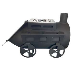 『焼却炉の鈴木工業』　薪ストーブ　D-51ロクマル　色:ブラック【1546752】