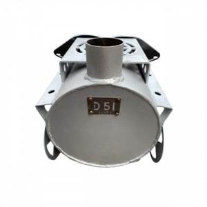 『焼却炉の鈴木工業』　薪ストーブ　D-51ロクマル　色:シルバー【1550312】