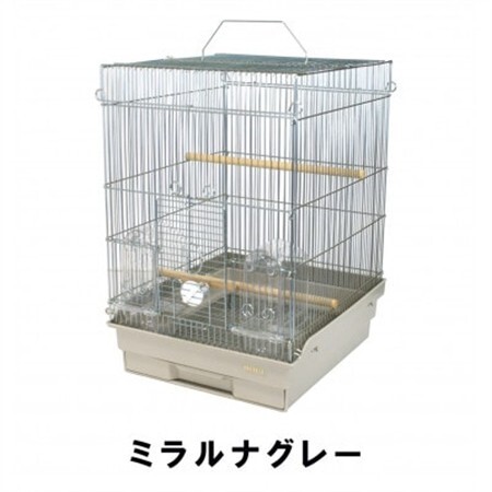 HOEIの鳥かご　小鳥用手のりケージ　35手のりG　ミラルナグレー【1664032】