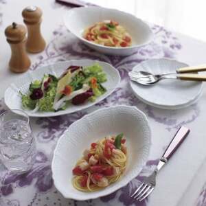 ノリタケ【シェール ブラン】25.5cmダイヤモンドディッシュ【1637770】